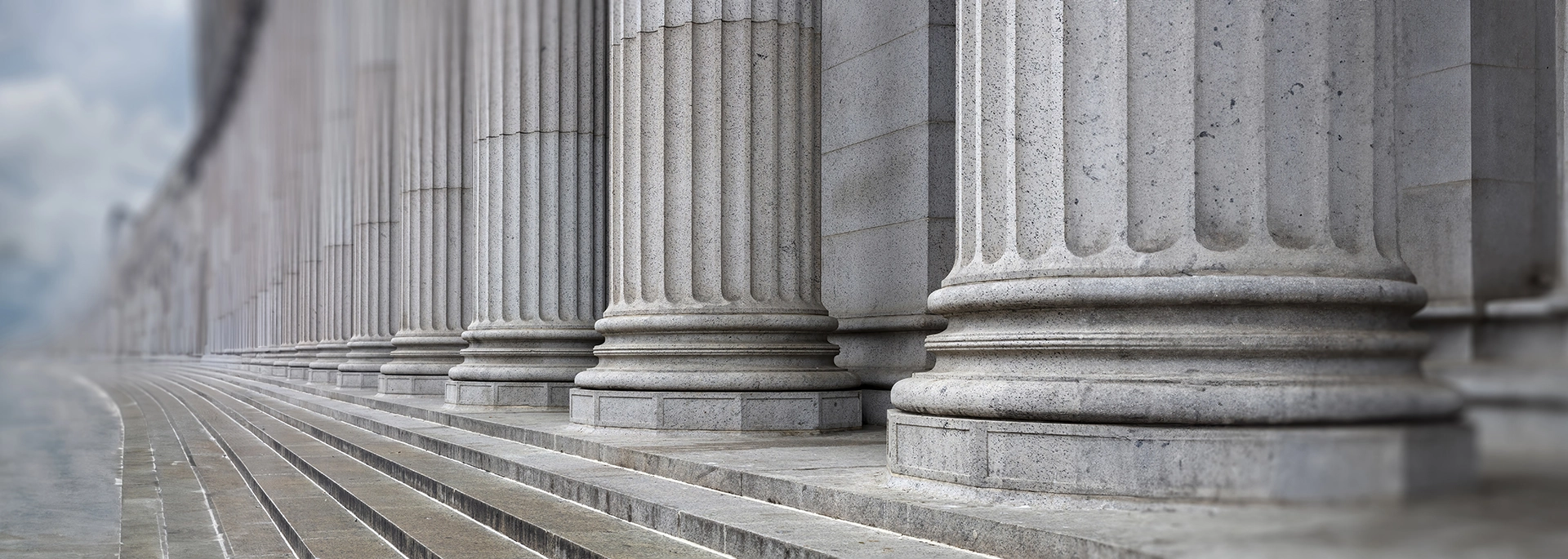Bracewell Government Enforcement and Investigations practice banner image, which shows the exterior part of a government building.