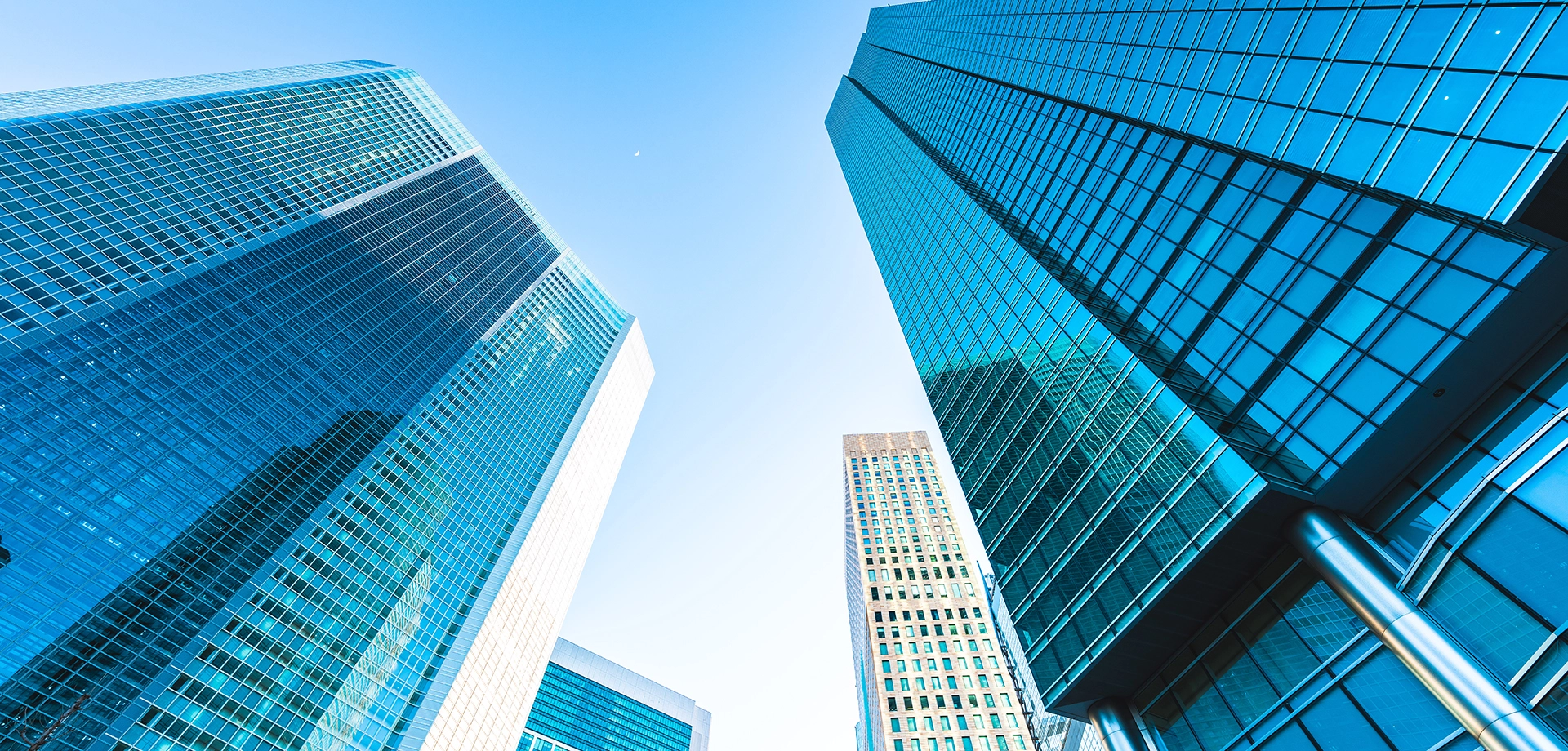 View of office buildings
