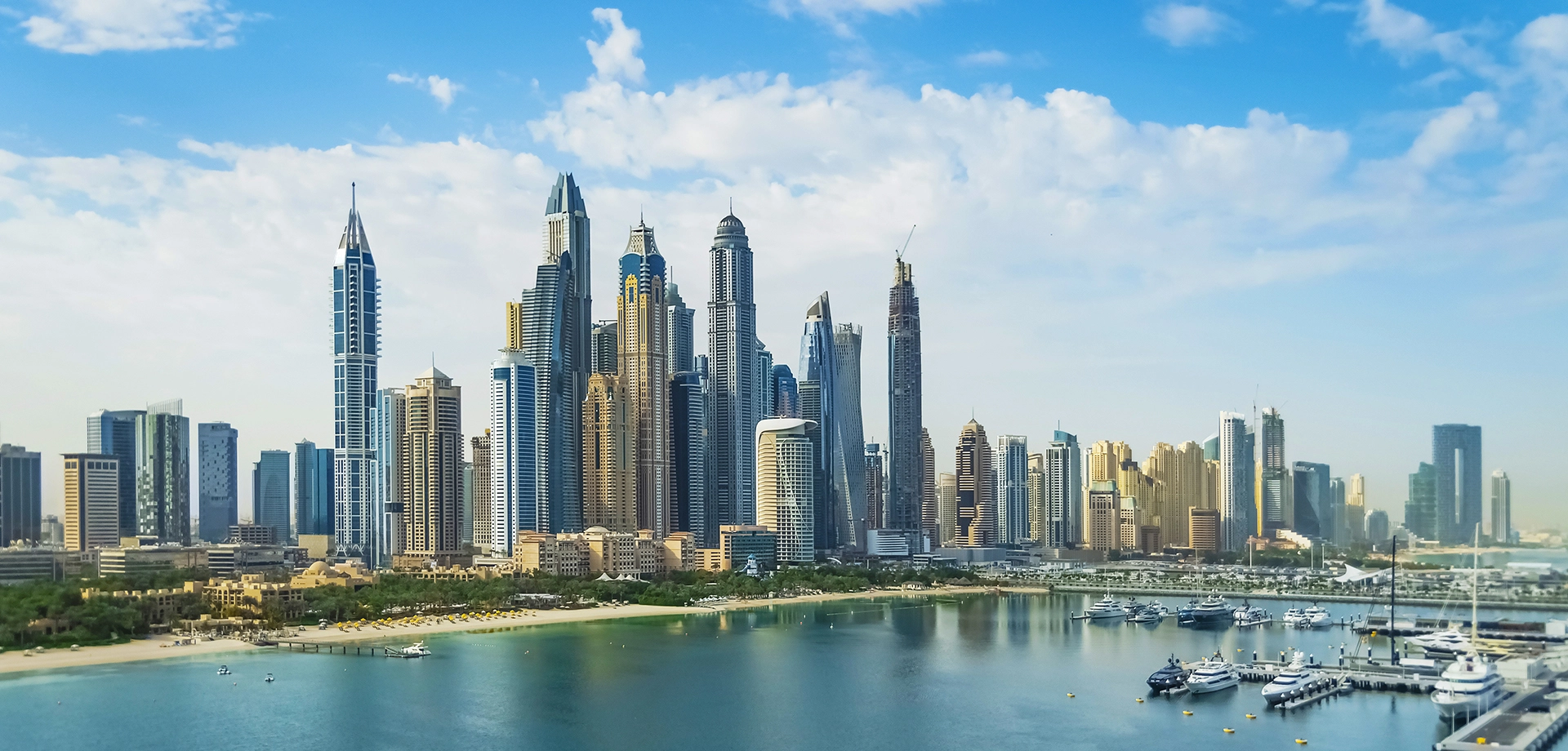Skyline of Dubai