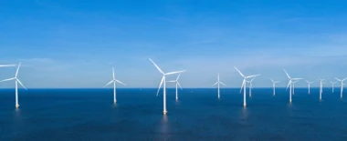 Windmills in the ocean