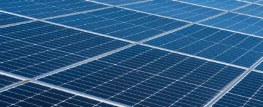 Bracewell Solar practice banner image, which shows solar panels.