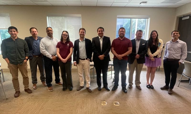 A group of Bracewell LLP attorneys at the Veterans Affairs Medical Center in Houston, Texas